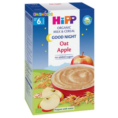 Hipp инстантна каша лека нощ овес и ябълка